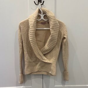 Ted Baker Tan Cowl Neck Sweater